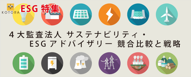 ４大監査法人　サステナビリティ・ESGアドバイザリー　競合比較と戦略