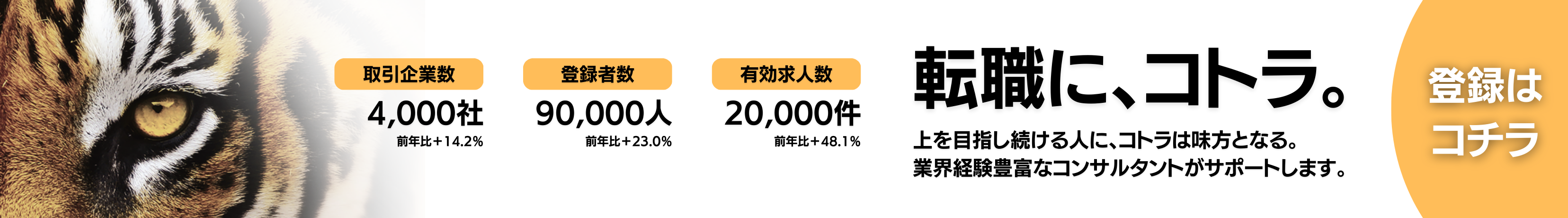 金融・コンサル・経営幹部のハイクラス転職支援コトラ。圧倒的なプロフェッショナル求人数と実務経験者による高いマッチング精度で、あなたの転職をサポートします。